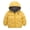 Yellow, variant on Kids Puffer Down Jackets with Hood for Boys Girls Outerwear 1-6Y