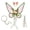 Pink, variant on Fairy Wings for Adults Fairy Costume Set with Elf Ears Wand Wreath for Halloween Party, 19.7" x 14.9"