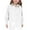 White, variant on Ruyang Girls Smocked Cuff Blouse Top Irregular Hem Button Down Shirts Spring Long Sleeve Lapel Neck Trendy School Shirt