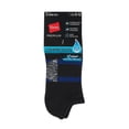 thumbnail image 3 of Hanes X-Temp Men's Compression Low Cut Socks, 3-Pairs Black 6-12, 3 of 3