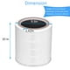 thumbnail image 3 of Filtro de repuesto Levoit Core 400s para purificador de aire Core 400s, 3 of 6