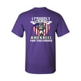 thumbnail image 3 of I Proudly Stand For The Flag Kneel For The Cross Front Back DT Adult T-Shirt Tee, 3 of 4