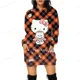 thumbnail image 4 of Sudadera con capucha de gran tamaño con estampado de otoño 2023, sudaderas con capucha casuales para mujer, sudadera HELLO KITTY, sudadera holgada informal de marca urbana, 4 of 5