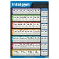 thumbnail image 1 of Total Gym 24" x 36" Convenient Quick Reference Exercise Chart with 35 Workouts, 1 of 5