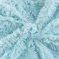 thumbnail image 5 of Reafort Luxury Long Hair, PV Fur, Faux Fur Euro Sham Pillow Cover/Case 26"x26" with Zipper Closure (26"x26" Euro Sham, Aqua), 5 of 5