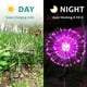 thumbnail image 5 of Luces solares para jardín con fuegos artificiales JJgoo, 120 LED, 2 modos, color rosa, 5 of 9