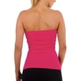 thumbnail image 3 of Women's Seamless Sleeveless Long Bandeau Tube Top Stretch Shirt, 3 of 4