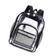 thumbnail image 1 of Qarigey transparente con correa ajustable, bolso escolar de moda de PVC, bolsos de hombro multibolsillos de gran capacidad, bolsos de hombro para Mochilas Negro, 1 of 6