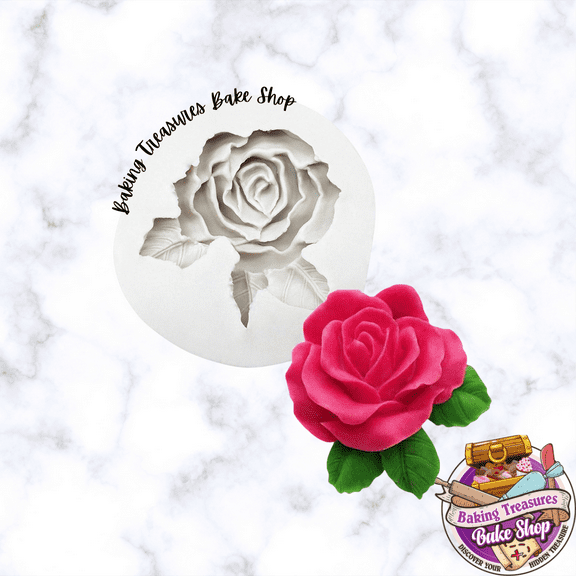 Single Rose Silicone Mold