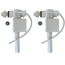 NuFlush Side Mount Toilet Tank Fill Valve Replacement 2 Pack(Does not fit Delta)