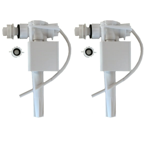 NuFlush Side Mount Toilet Tank Fill Valve Replacement 2 Pack(Does not fit Delta)