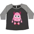 thumbnail image 3 of Inktastic Cute Monster, Smiling Monster, Pink Monster, Horns Women's Plus Size T-Shirt, 3 of 5