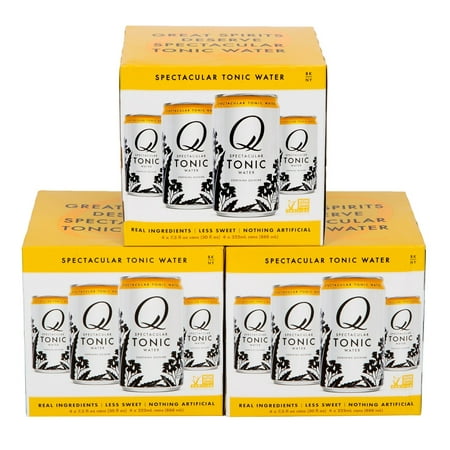 (12 Cans) Q Tonic Water, 7.5 Fl Oz (Best Tonic Water For Gin)