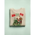 thumbnail image 3 of Ho Ho Ho Y'all - Santa Tractor Xmas Men's Sweatshirt, 3 of 4
