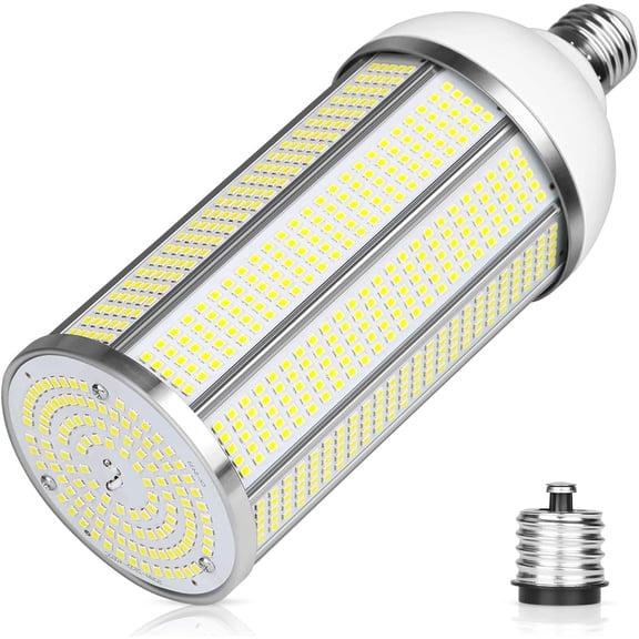 150W LED Corn Bulb, E26/E39 Mogul Base Lamp, 14000LM,5000K Daylight,AC85-265V, Replacement 350-400 Watt Metal Halide HID HPS CFL for Warehouse Parking Lot High Bay Light Fixture Garage Workshop