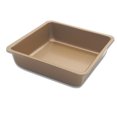 thumbnail image 1 of SANAG Loaf Pan Non-stick Carbon Steel Toast Tray Kitchen Bakery Seamless Baking Mold, 4 Inch, Gold, Square, 1 of 10