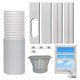 thumbnail image 1 of Juego De Deflectores Kit de deflector de ventana de aire acondicionado portátil Sello de placa ancha Accesorios de ventilación (M) Ehuebsd Libre de BPA, 1 of 4