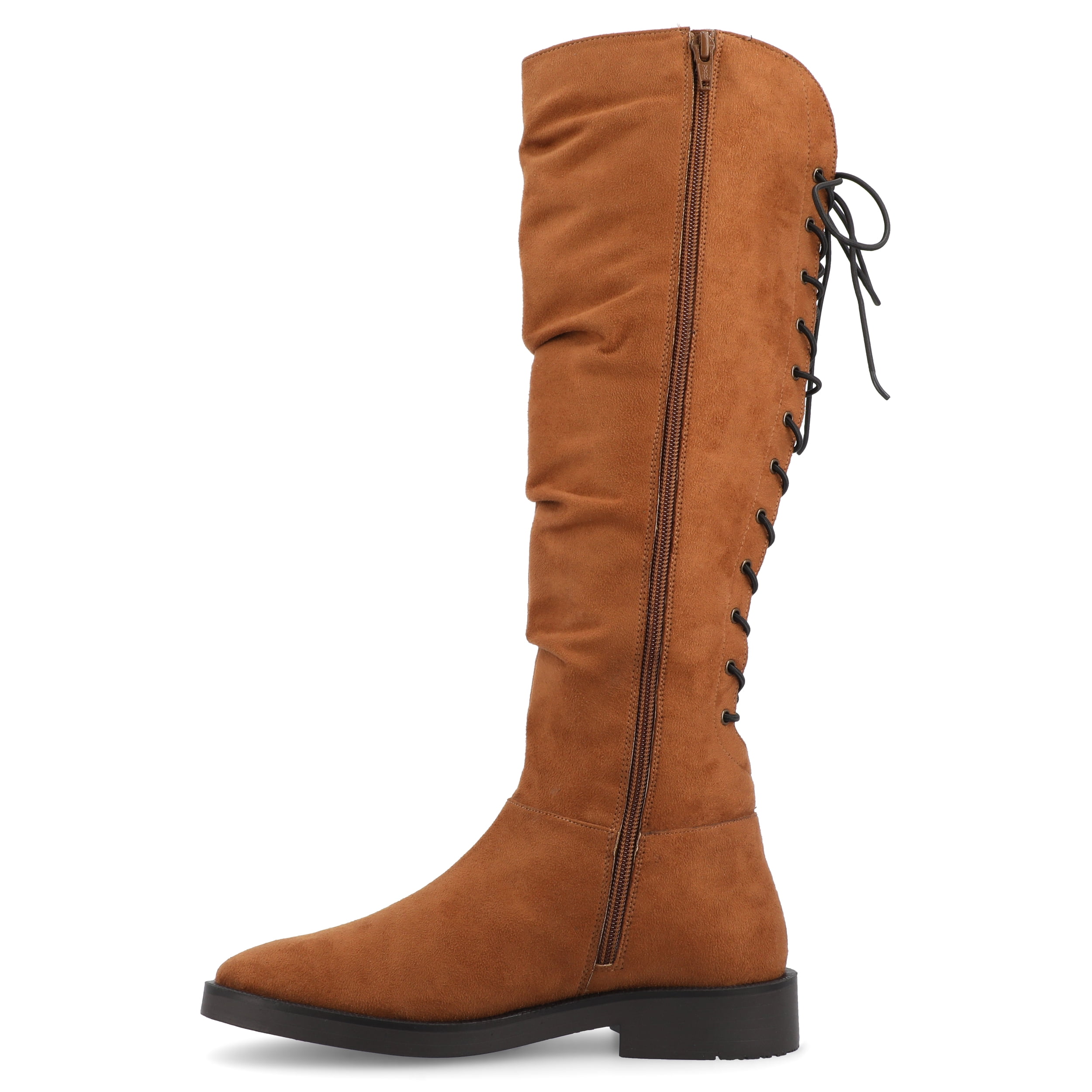 Journee Womens Mirinda Wide Calf Stretch Knee High Boots