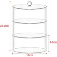 thumbnail image 2 of ORUYROP 3 Layers Belt Organizer Belt Case Storage Holder Acrylic Belt Storage Organizer Stackable Belt Container Box Belt Holder Box Acrylic Display Case for Belts Jewelry Watch Bracelets Acc, 2 of 5