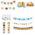 thumbnail image 3 of Matsuzay Suministros de fiesta de cumpleaños para colgar en la puerta, Fondo de foto, decoraciones de Navidad, diseño de personaje de dibujos Kits de decoración para fiestas tipo 3, 3 of 5
