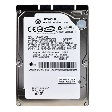 - HGST 500GB 7200RPM 16MB Cache SATA 3Gb/s Notebook 2.5