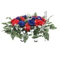 Artificial Flowers for Headstone Outdoor Grave Decorations Cemetery