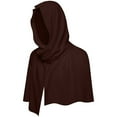 thumbnail image 3 of Hvyesh Adult Medieval Renaissance Hooded Cowl Scarf Shawl Cape Halloween Cosplay Costume Accessories, 3 of 4