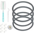 thumbnail image 1 of czcpp-Blender Gasket Replacement Parts, Rubber O Ring Replacement for Nutribullet Blender 900W & 600W Series, Gaskets Replacement for Nutribullet Blade Including Shock Pad and Gear(12 Pieces), 1 of 4