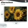thumbnail image 4 of Stupell Industries Transitional Sunflowers For The Soul Canvas Art, 30 x 20, by Tina LeCour, 4 of 8