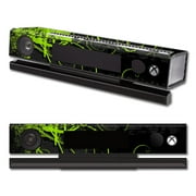 Mightyskins Protective Vinyl Skin Decal Cover for Microsoft Xbox One Kinect wrap sticker skins Green Distortion