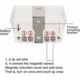 thumbnail image 3 of Digital Counter Electronic Clicker Counter Magnetic High Sensitive Row Number Xj-5j Clicker Counter White Industrial Control Switchwhite1pcs), 3 of 5