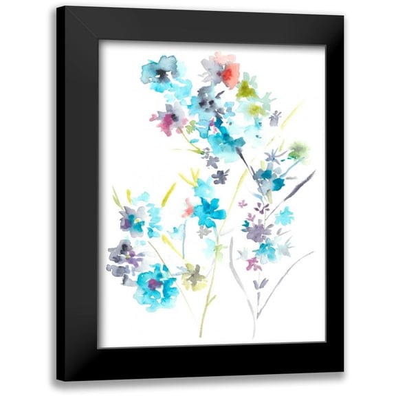 Zarris, Chariklia 12x14 Black Modern Framed Museum Art Print Titled - Spring Soiree II