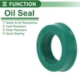 thumbnail image 3 of Sellos de Aceite Universales Labio UN de Bargains Únicos 18x28x8mm Alta Presión TPU Verde 5 Pcs, 3 of 7