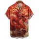 thumbnail image 3 of Camisa de Año Nuevo 2024 para hombre, camisas de manga corta con cuello de solapa a la moda, blusas y camisas con estampado 3D de dragón geniales, 3 of 4