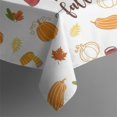 thumbnail image 5 of Happy Fall Pattern Square Tablecloth,Waterproof Square Table Cover,Wipeable Spillproof Washable Table Cover for Home Kitchen Party Decor 42"X42"(107x107cm), 5 of 6