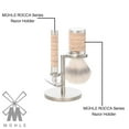 thumbnail image 3 of M HLE ROCCA Stand for Razors & Shaving Brushes , Shave Accessory , Matt Stainless Steel, 3 of 5