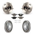 thumbnail image 1 of Transit Auto Front Hub Bearing Assembly Coated Disc Brake Rotors and Ceramic Pads Kit for Car Volvo S40 C30 V50 C70 KBB-121270, 1 of 11