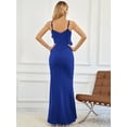 thumbnail image 3 of SouqFone Sleeveless Dress for Women Spaghetti Strap Bodycon Dress-L,Blue, 3 of 7