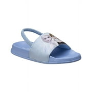 Disney Girl Frozen II Toddler Flip Flops with back strap - Lilac, 11-12