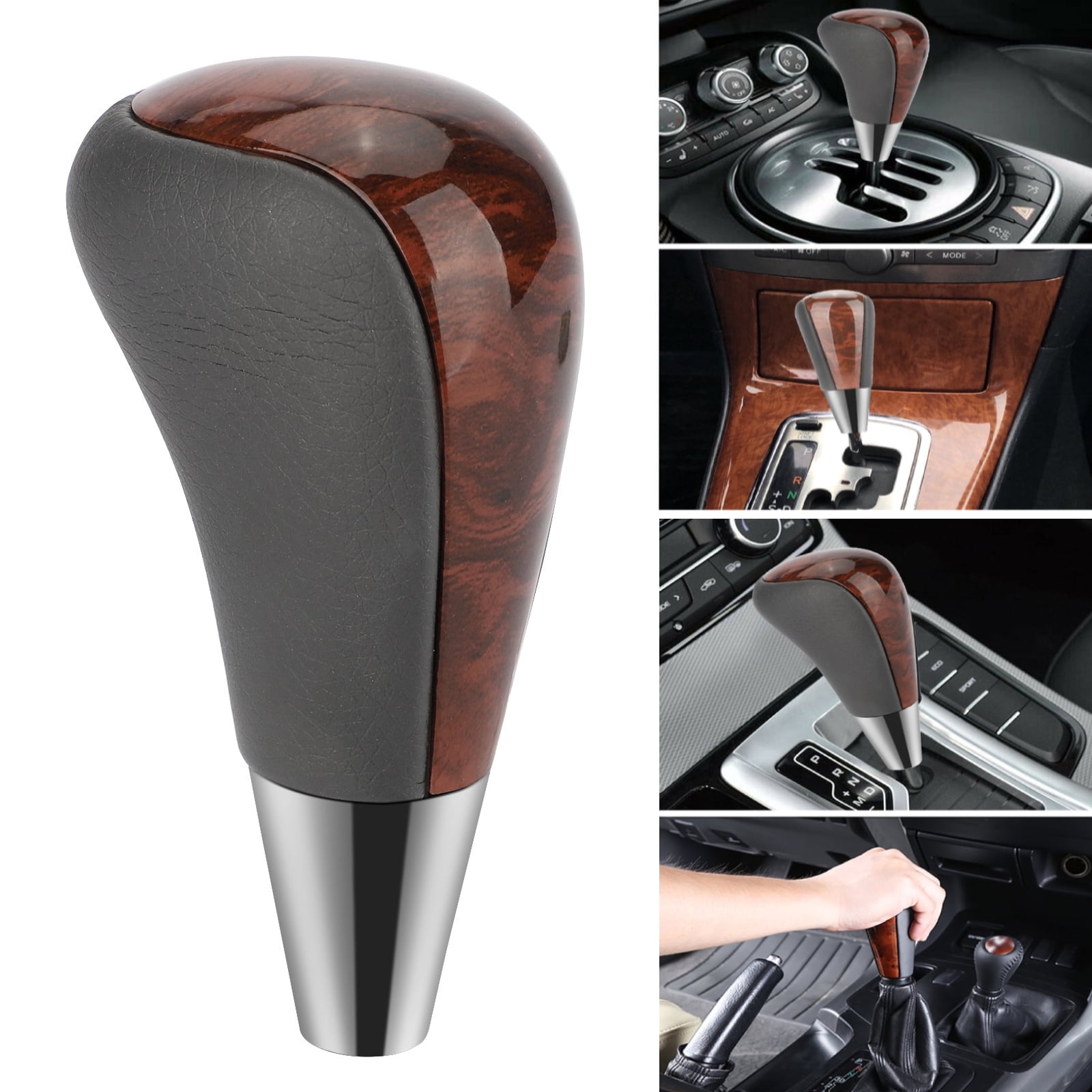 Racing Manual Automatic Car Auto SUV Gear Stick Shifter Shift Knob T-Style Red