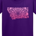 thumbnail image 4 of Inktastic Montana Silhouette Mandala Youth T-Shirt, 4 of 5