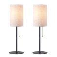 thumbnail image 2 of EDISHINE Table Lamps set of 2 for Living Room Bedroom Modern Style Pull Chain Switch, 2 of 9