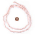 thumbnail image 2 of The Bead Chest Natural 5mm Wooden Beads in Pink for Jewelry Making – Round Loose Wood Spacer Beads I Approximately 90 Beads, 2 of 4