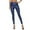 Navy, variant on Women's Pants For Work Leather Leggings Stretch High Waisted Pleather Pu Warm Trousers For Female
