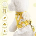 thumbnail image 3 of Dalrosia Floral Small Dog Harness Leash Set Dress for Girl, Cute Daisy Breathable Puppy Mesh Harness for Female Small Medium Dogs Cats, 3 of 8