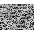 thumbnail image 5 of oneOone Viscose Jersey White Fabric Text Sewing Craft Projects Fabric Prints By Yard 60 Inch Wide-2G, 5 of 5