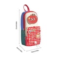 thumbnail image 3 of Cute Pencil Case For Kids Large Capacity Standing Pen Pouch With Multiple Pockets Portable Pencil Bag For School Students Girls Boys, 3 of 6