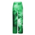 thumbnail image 3 of Pantalones de pijama largos de poliéster para hombre, informales, con estampado a cuadros, holgados y deportivos., 3 of 4