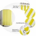 thumbnail image 6 of Yellow Striped Waterproof Fabric Shower Curtain, Modern Farmhouse Yellow White Stripes Shower Curtain for Bathroom Curtains Bathtubs Hotel Washable Shower Curtains with 12 Hooks Standard 60x72, 6 of 6