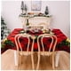 thumbnail image 3 of Mantel navideño rectangular, estilo fiesta, manteles impresos en 3D, impermeable, antimanchas, a prueba de aceite, lavable para decoración de fiestas, hogar, jardín, picnic (C), 3 of 3